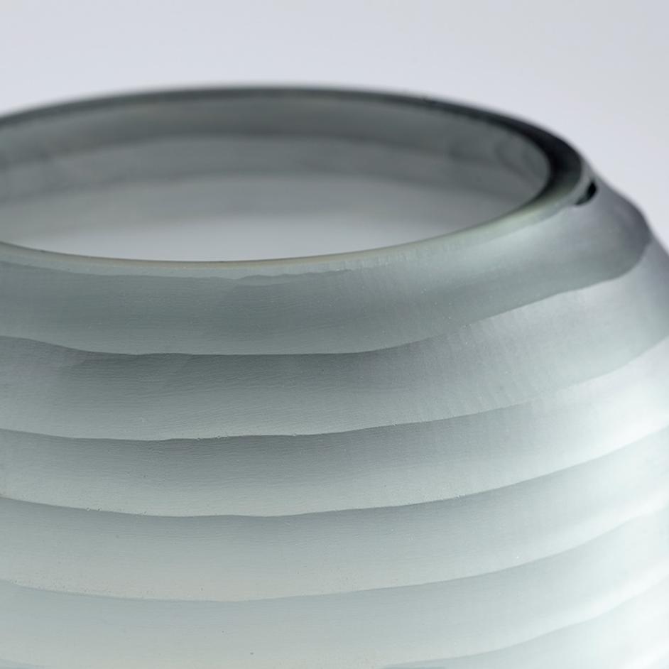 Large Alchemy Vase in Grey and Guilded Silver by Cyan Design