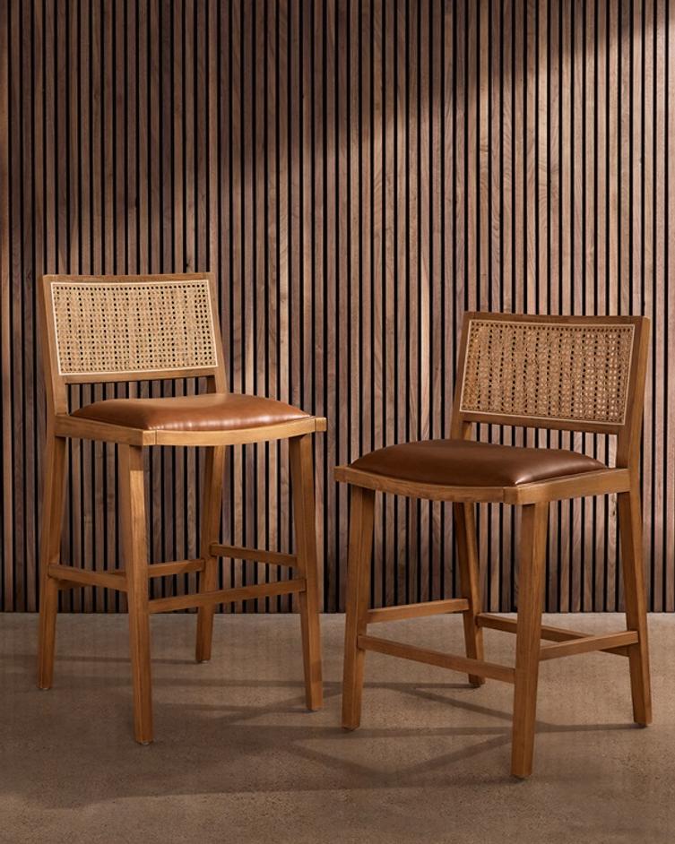 Sage Dining Stool In Butterscotch In Counter by FOUR HANDS