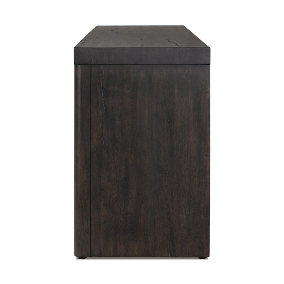 Laredo Media Console In Smoked Black Veneer by FOUR HANDS