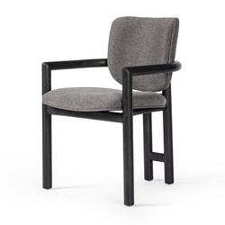 Madeira Dining Chair In Ebony Oak by Four Hands