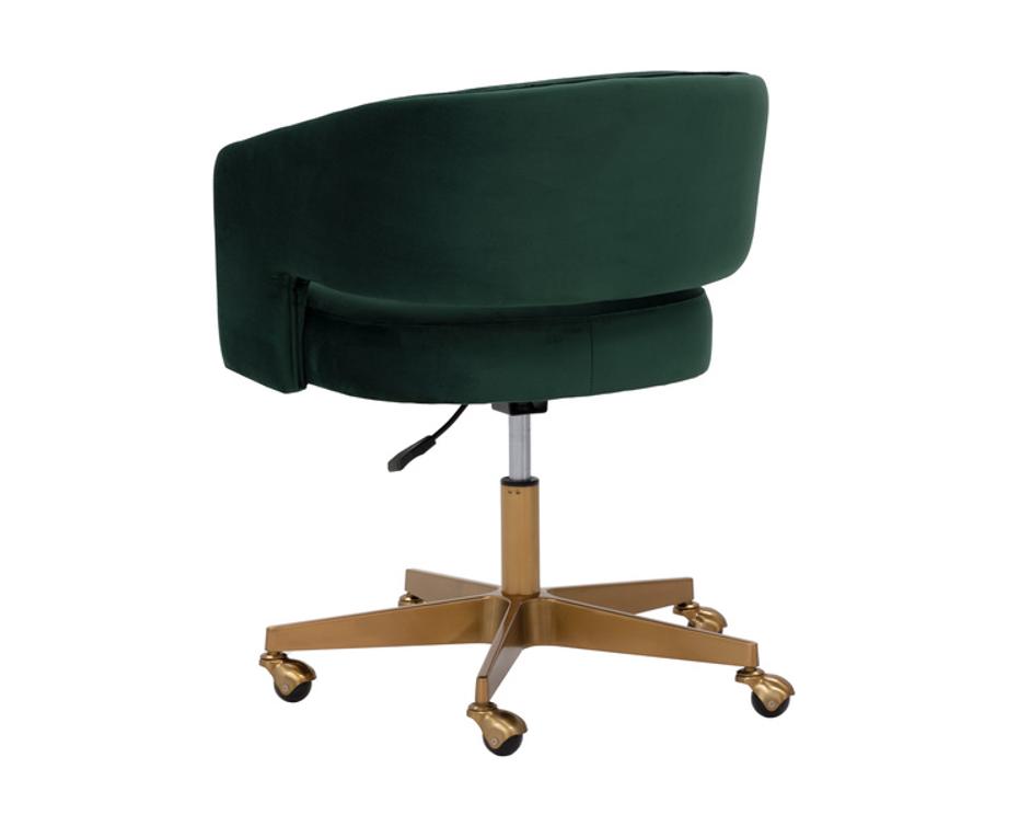 CLAREN OFFICE CHAIR - DEEP GREEN SKY by Sunpan