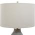 Monacan Gray Textured Table Lamp by Uttermost