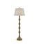 Bourgeon Floor Lamp In Natural & Gold by Currey & Company