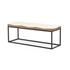 Josephine Bench in Knoll Natural by FOUR HANDS