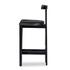 Tex Stool In Black Rosa Morada by FOUR HANDS