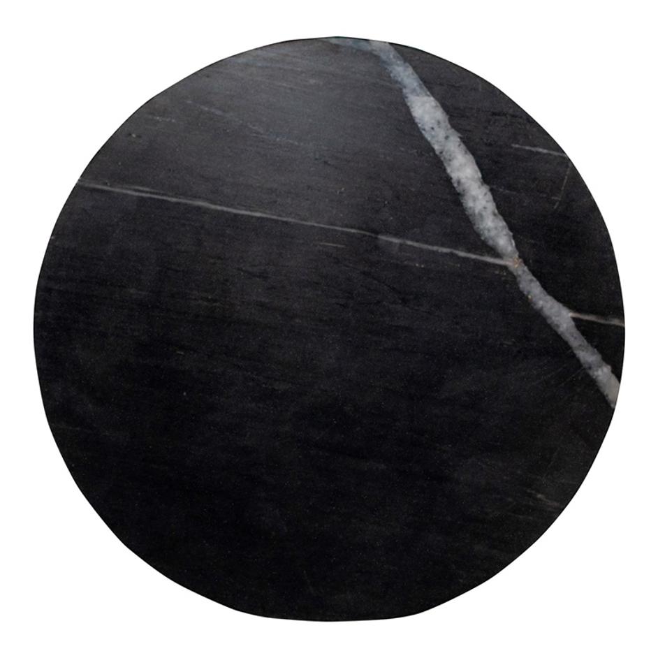 GRACE ACCENT TABLE BLACK MARBLE by Moes Home