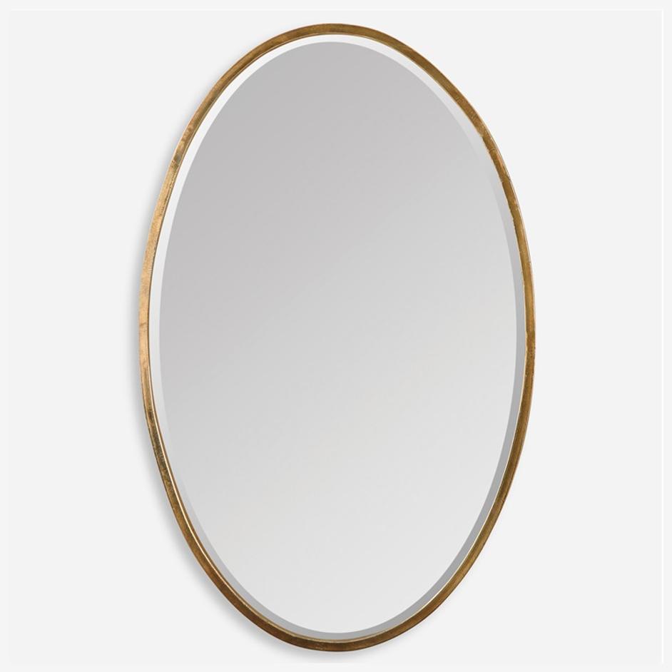 Herleva Gold Oval Mirror by Uttermost