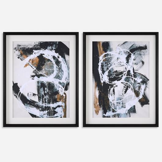 Winterland Abstract Prints, Set/2 by Uttermost