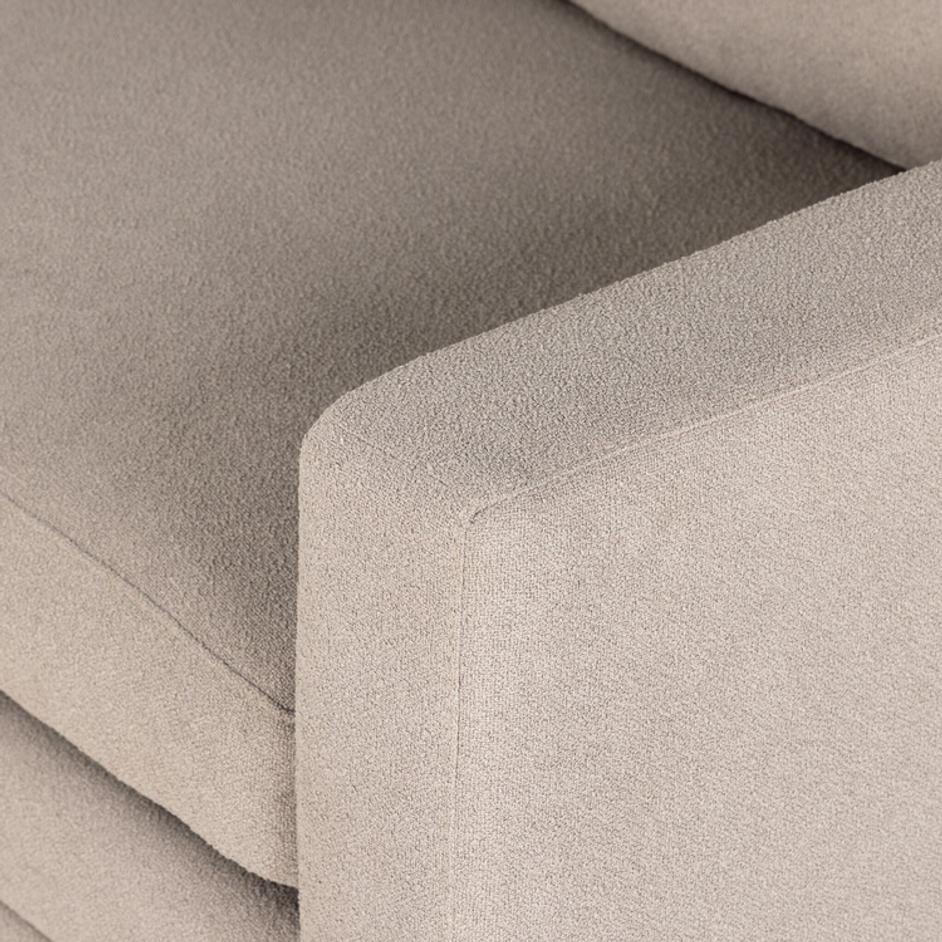 Dom 3 Pc Sectional-Large Wedge In Portland Cobblestone-Distressed Sienna by Four Hands