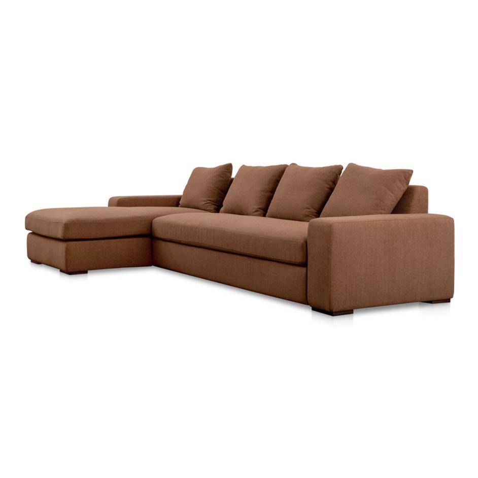 Thomas Left Sectional Rust by Moes Home