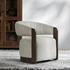James Swivel Accent Chair Glacier Gray by Classic Home