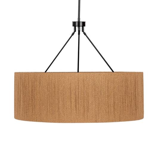 Dobson Pendant Natural/Black by Classic Home
