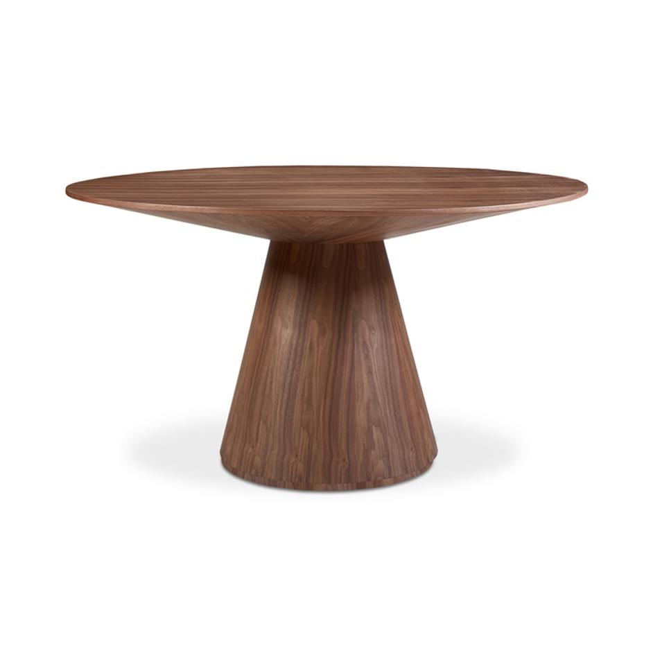OTAGO DINING TABLE 54in ROUND WALNUT by Moes Home