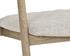 Jeremy Dining Armchair - Weathered Oak - Dove Cream by Sunpan