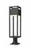Barwick 1 Light Outdoor Pier Mounted Fixture in Black Finish by Z-Lite