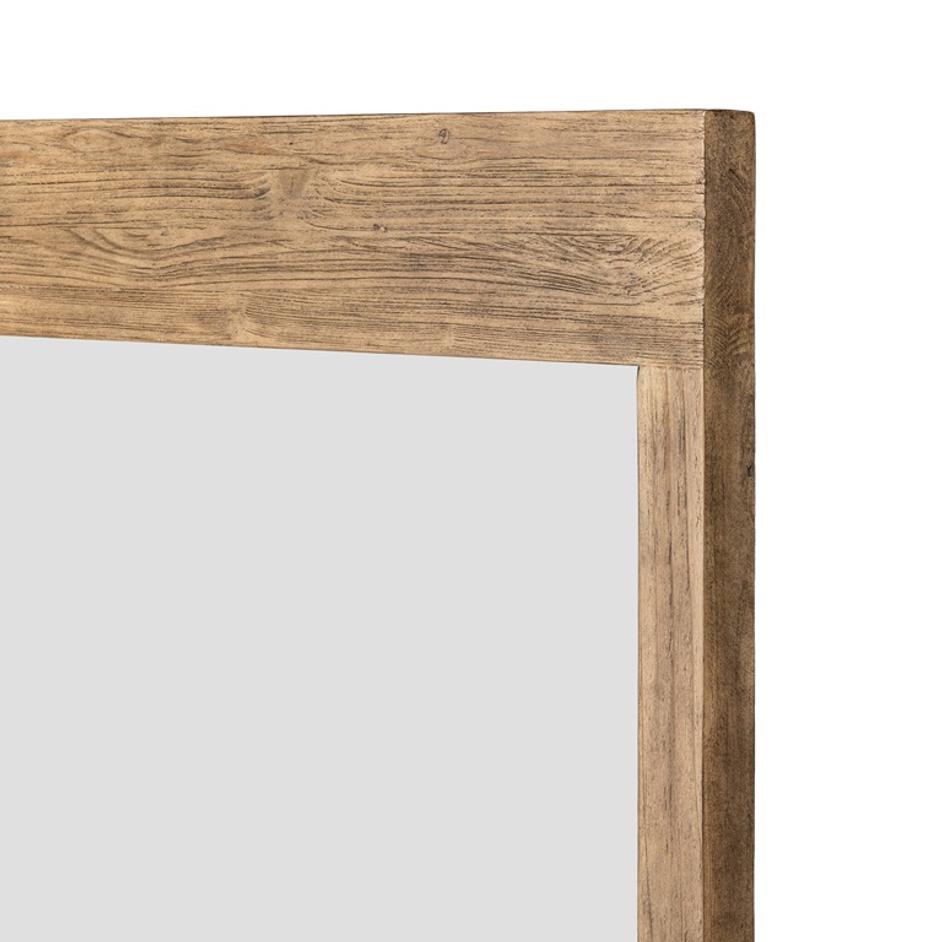 Ledge Wall Mirror - Distressed Light Pine by Four Hands
