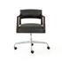 Tyler Traditional Desk Chair-Chaps Ebony by FOUR HANDS