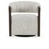 James Swivel Accent Chair Glacier Gray by Classic Home