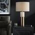 Gravitas Elegant Brass & Stone Lamp by Uttermost