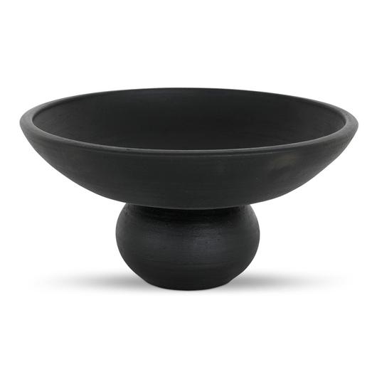 Asha Decorative Bowl Black Terracotta by Moes Home