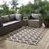Selena Moroccan Trellis 8X10 Indoor And Outdoor Area Rug In Gray And Beige by Modway Furniture