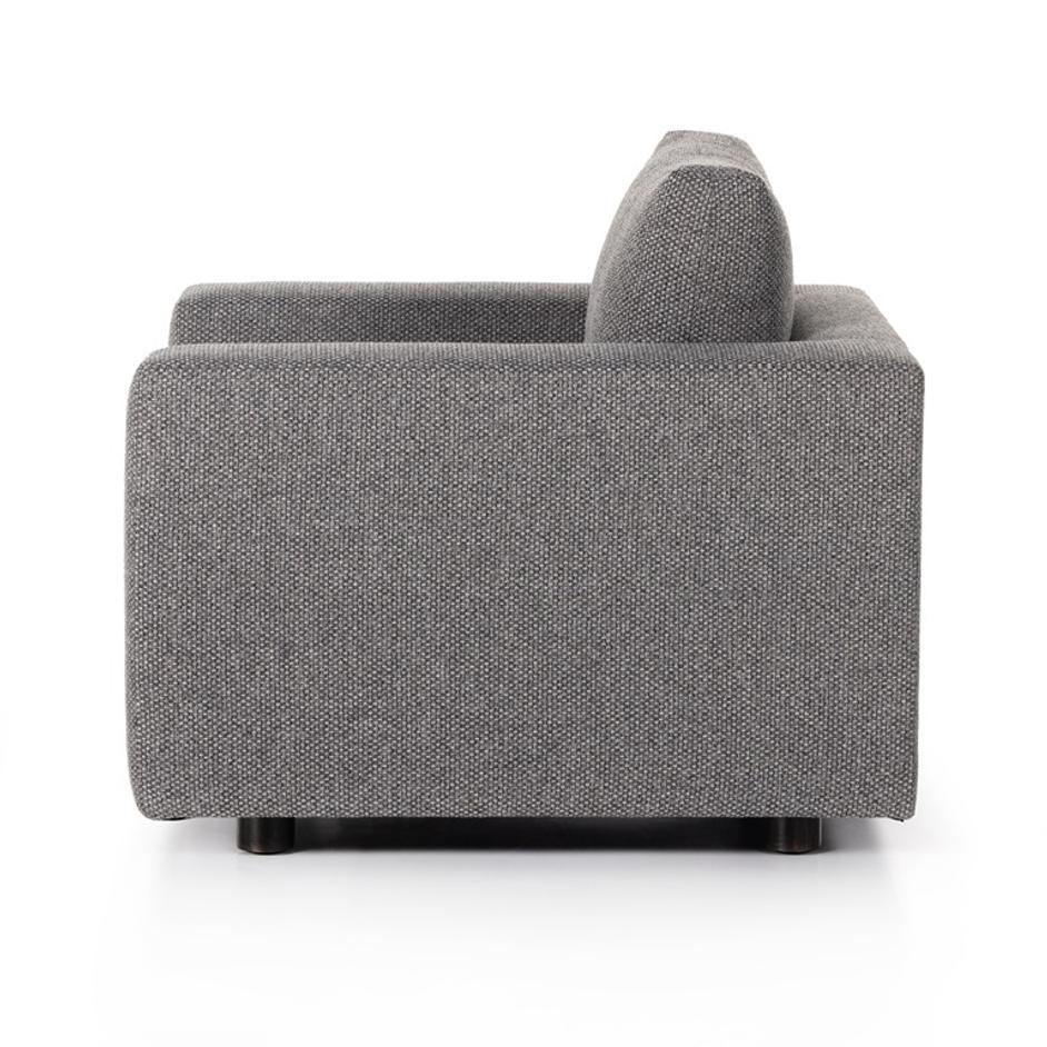 Preston Chair In Gibson Smoke by FOUR HANDS