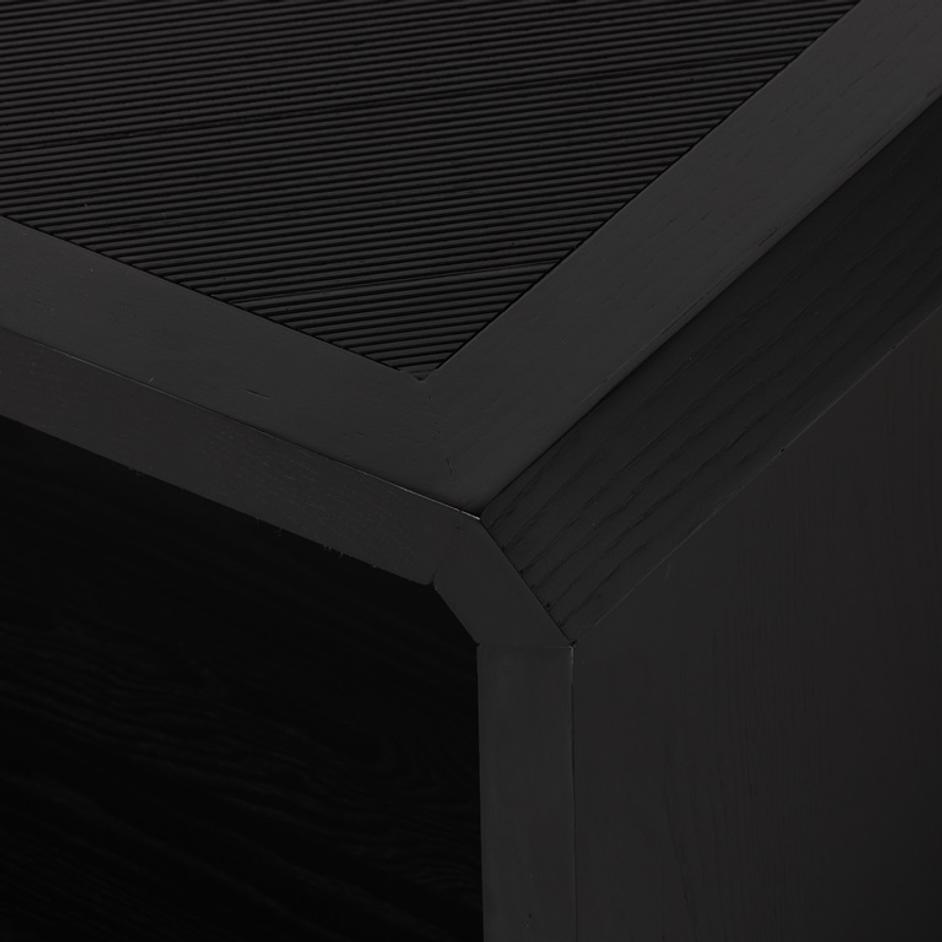 Caspian Coffee Table In Black Ash by FOUR HANDS