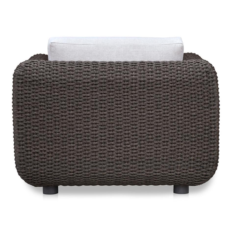 Soma Outdoor Accent Chair Dark Brown by Moes Home