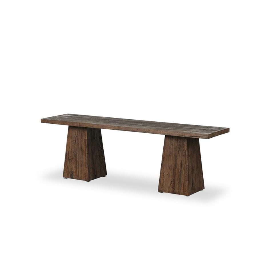 Atlas Console Table in Smoked Alder' by FOUR HANDS