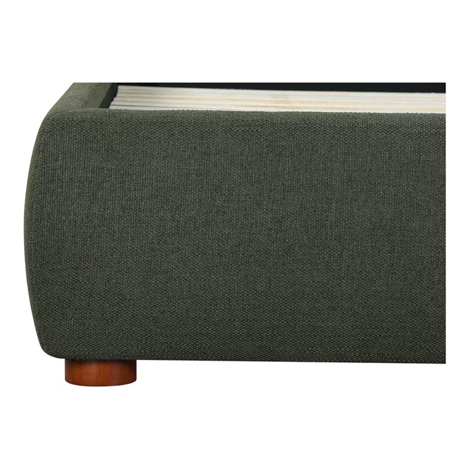 LUZON KING BED TALL HEADBOARD DEEP FOREST by Moes Home