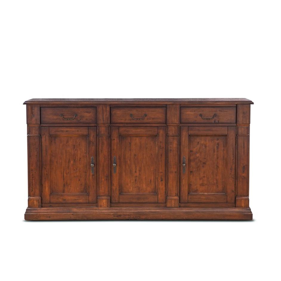 Tuscany 3 Door Buffet, Chestnut by Home Trends & Design