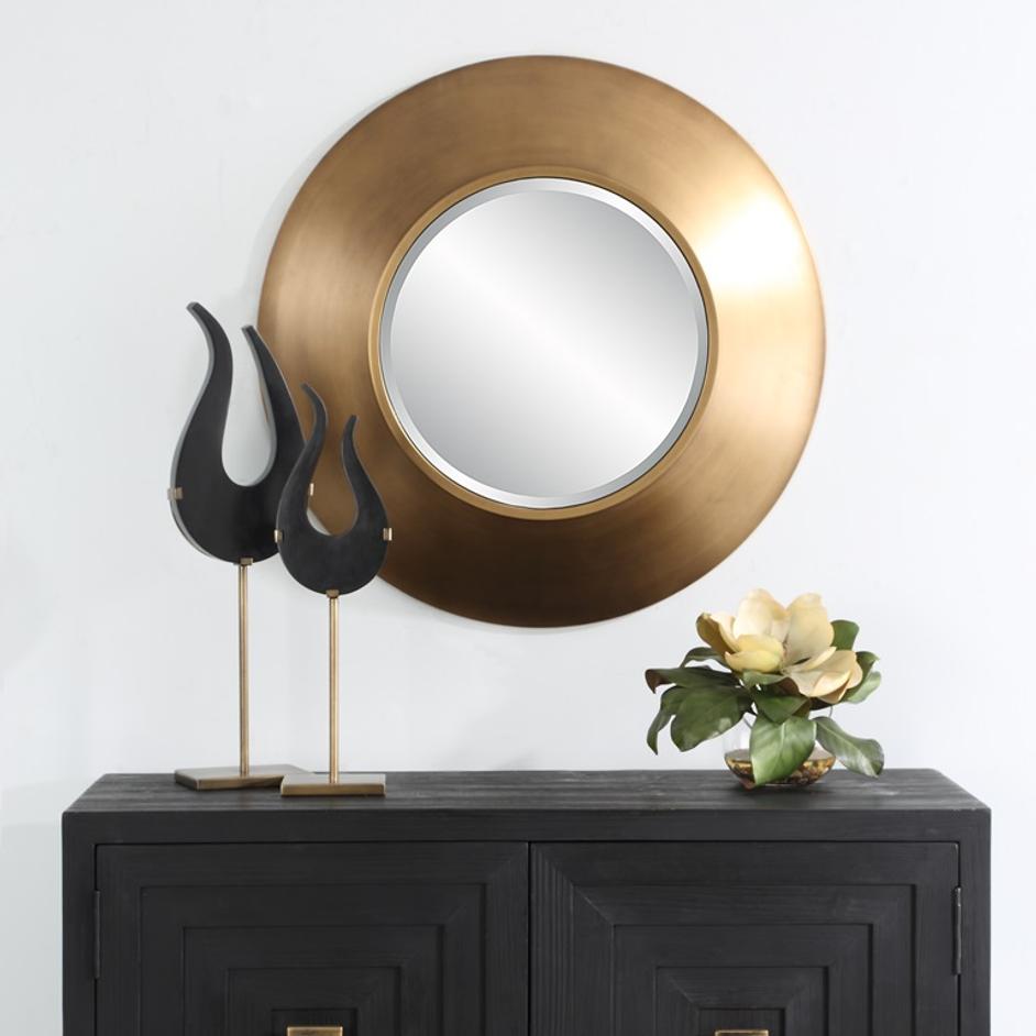 Contessa Round Gold Mirror by Uttermost