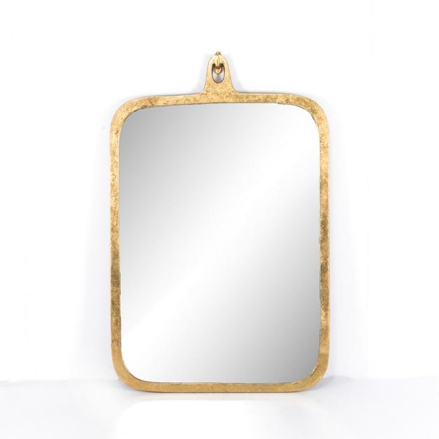 Hyde Large Mirror-Gold Leaf by FOUR HANDS
