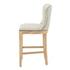 Dorsey Fabric Counter Stool, Pasadena Beige by New Pacific Direct