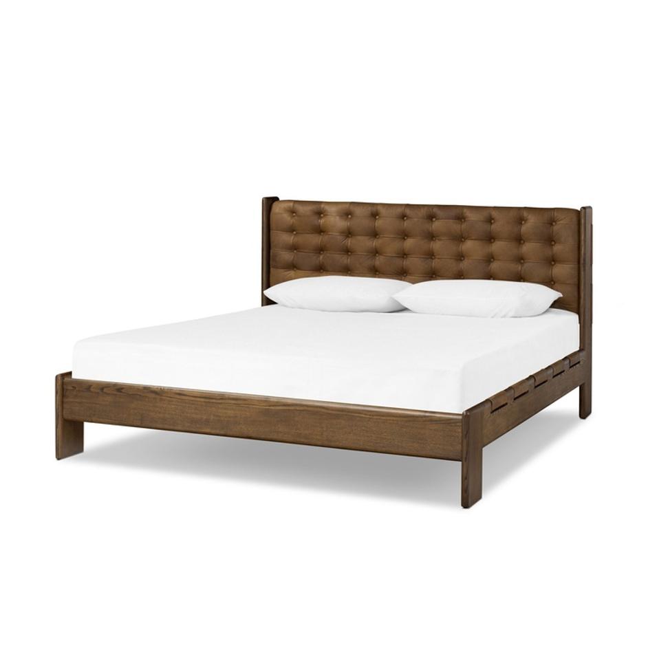 Halston King Bed - Heirloom Sienna by Four Hands