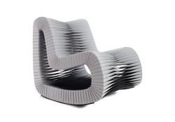 Seat Belt Rocking Chair, Gray by PHILLIPS COLLECTION