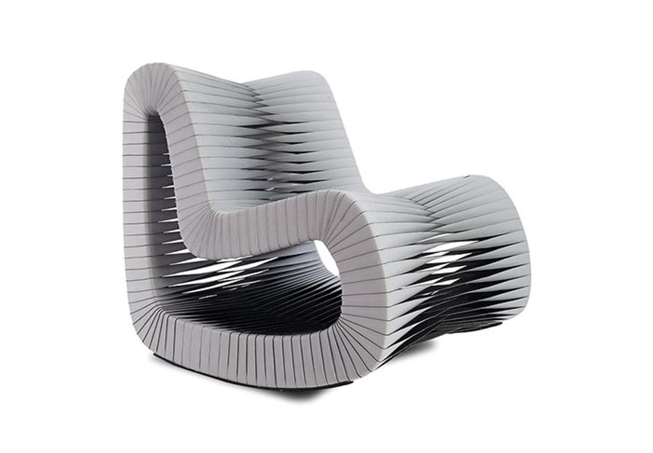 Seat Belt Rocking Chair, Gray by PHILLIPS COLLECTION