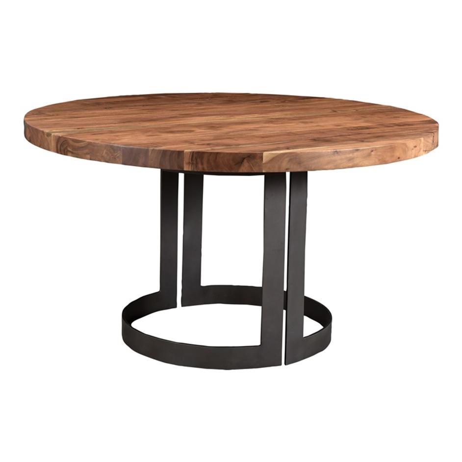 BENT ROUND DINING TABLE 54" SMOKED by Moes Home