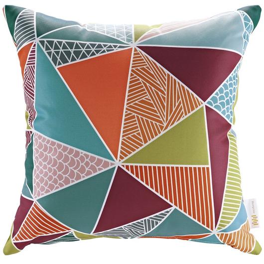 Varick Outdoor Patio Single Pillow In Mosaic by Modway Furniture
