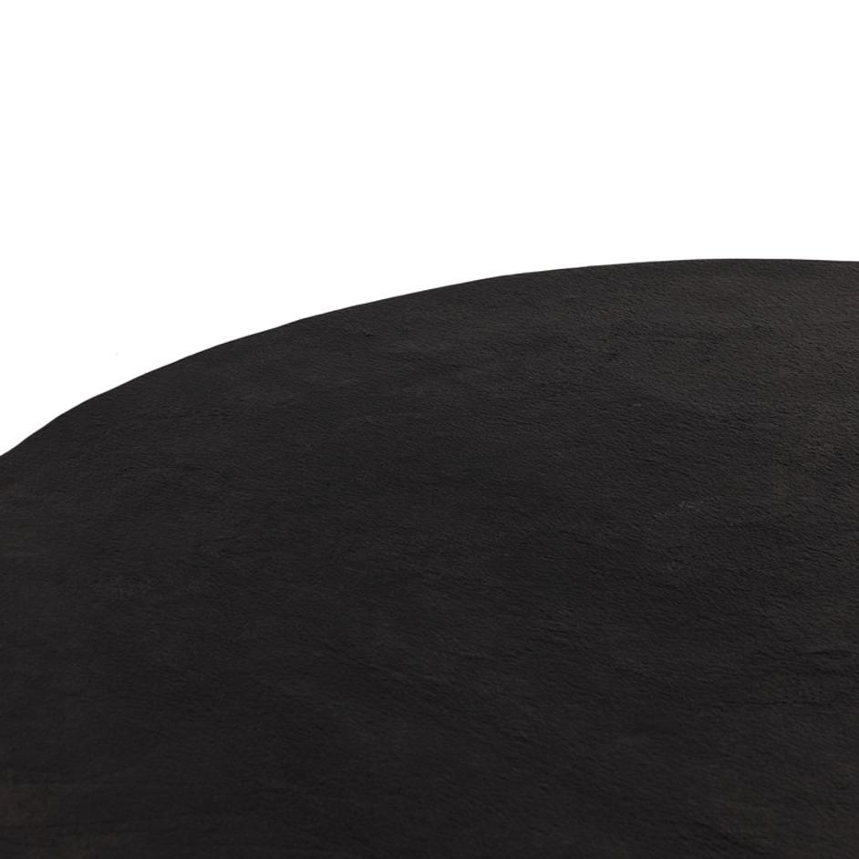 Sante 36" Coffee Table In Raw Black by FOUR HANDS