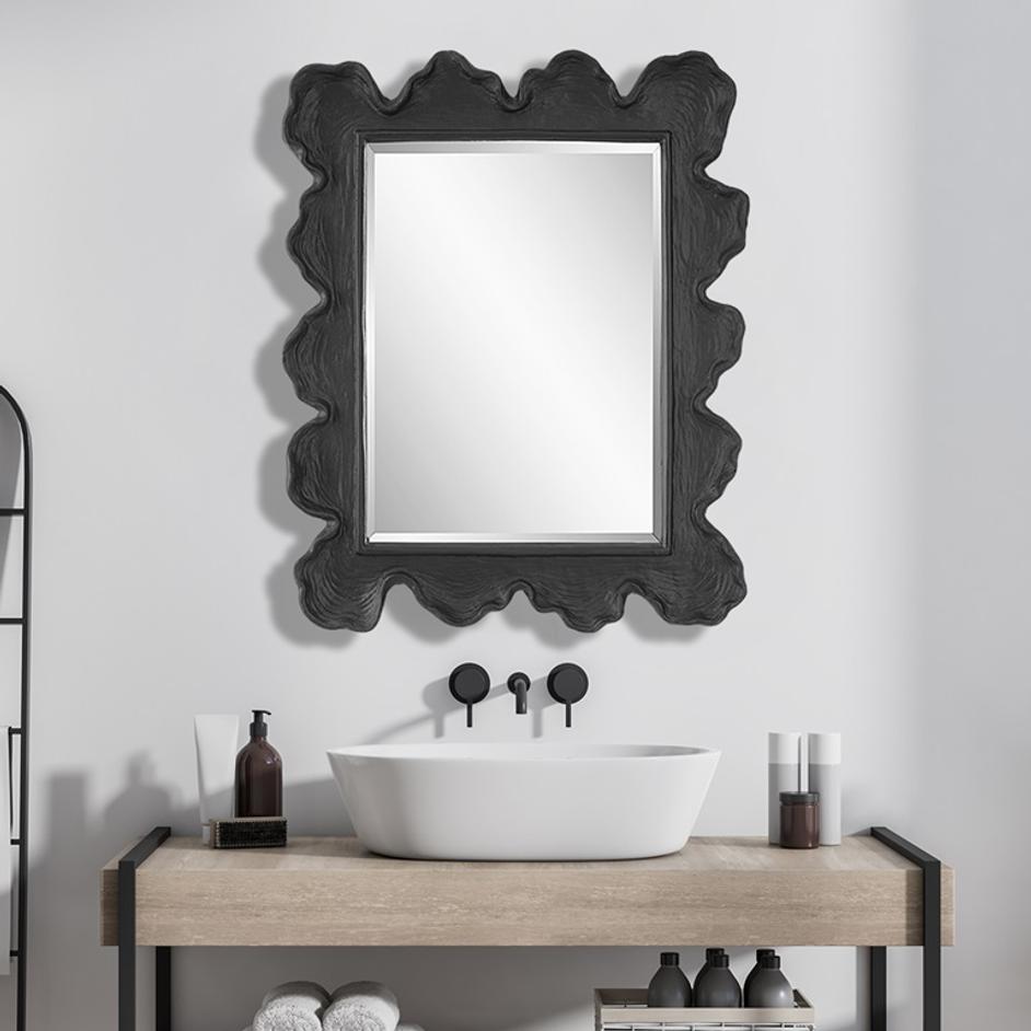 Sea Coral Black Mirror by Uttermost