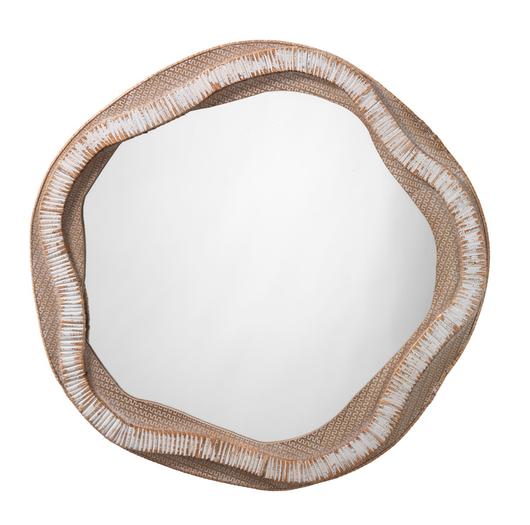 River Organic Rattan Mirror by Jamie Young