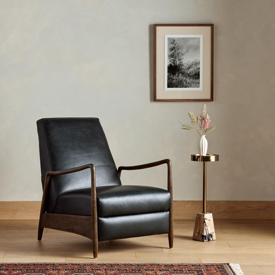 Braden Recliner - Dakota Black by Four Hands