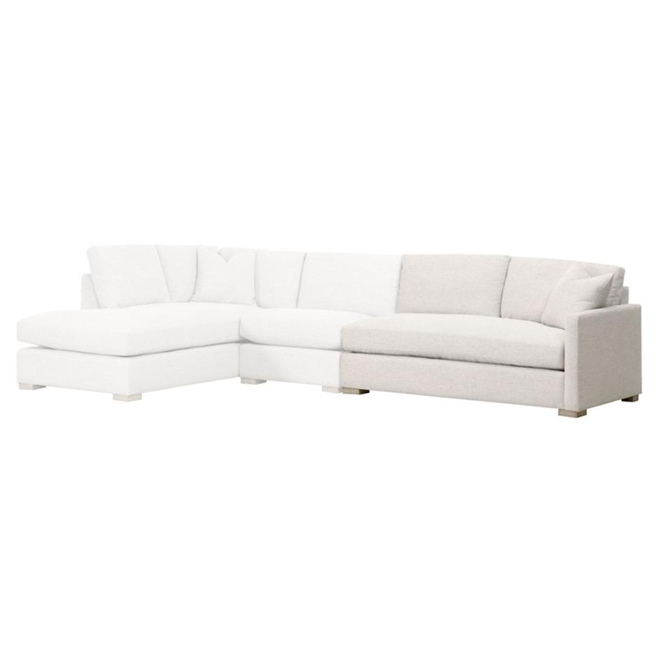 Clara Modular 2-Seat Right Slim Arm Sofa by Essentials For Living