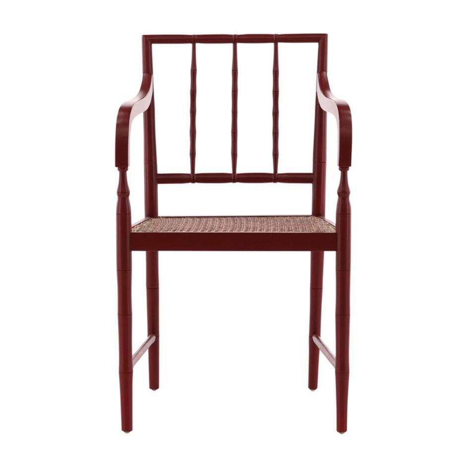 Red Reynolds Arm Chair by Furniture Classics