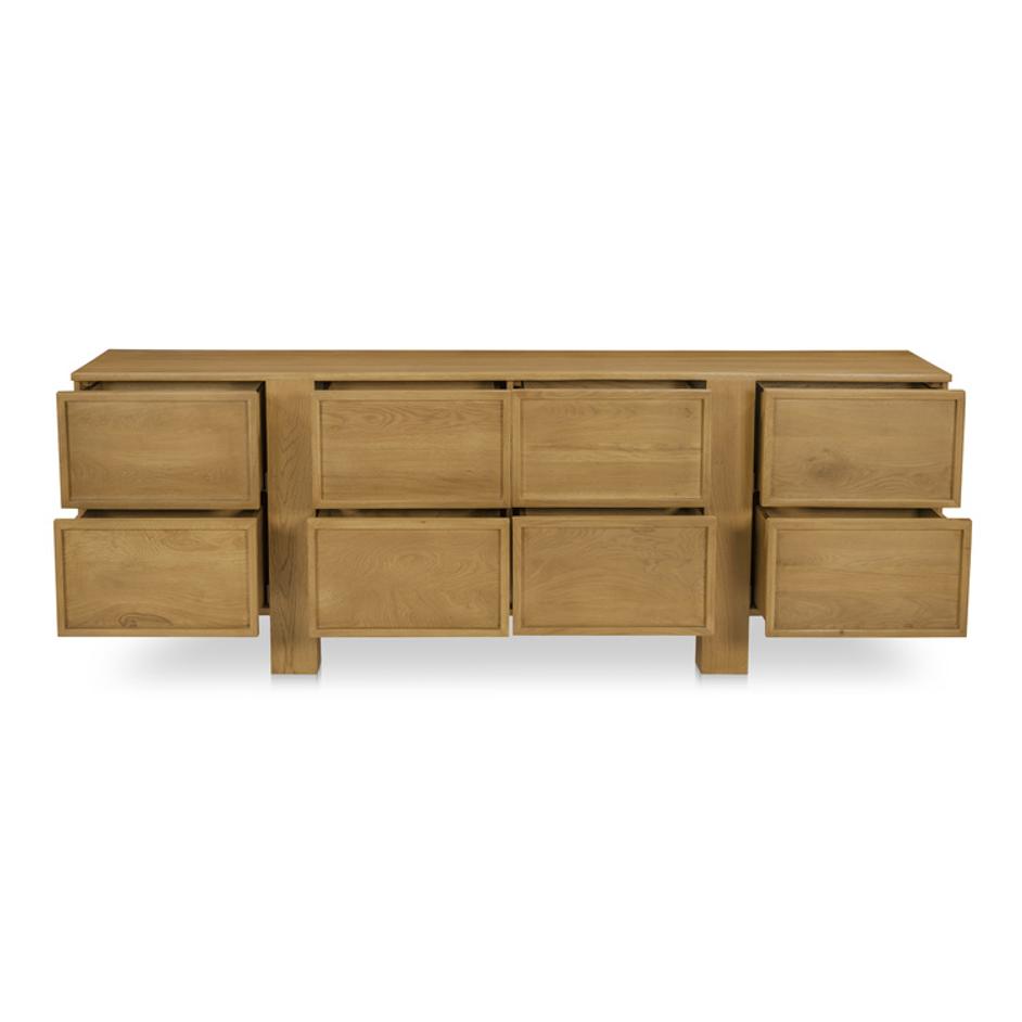 Henley 8 Drawer Dresser Brown by Moes Home