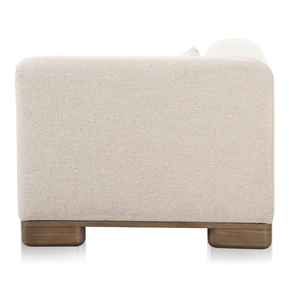 June Corner Chair Oatmeal by Moes Home