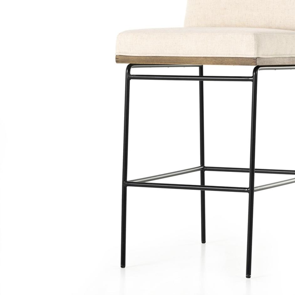 Crete Bar + Counter Stool - Savile Flax by Four Hands