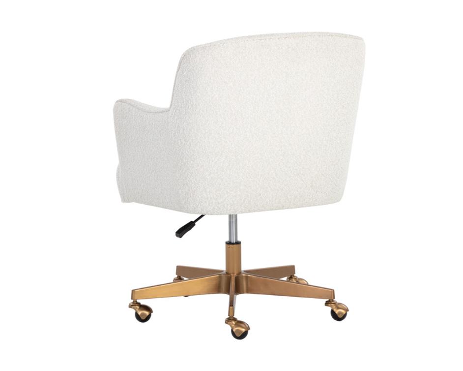 KARINA OFFICE CHAIR - COPENHAGEN WHITE by Sunpan