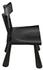 Gilbert Sungkai/Mindi Chair in Charcoal Black by Noir Furniture